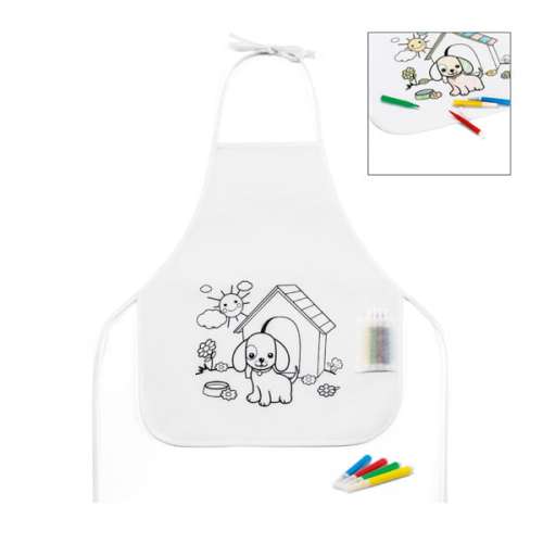 Przejdź do produktu NILO. Fartuch z non-woven dla dzieci do pokolorowania (80 g/m²) 99834