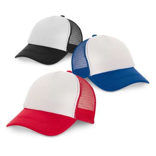 Przejdź do produktu NICOLA. Czapka z poliestru i siatki (150 g/m²) 99426