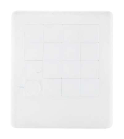Mini puzzle reklamowe z nadrukiem Melanie białe AP761886
