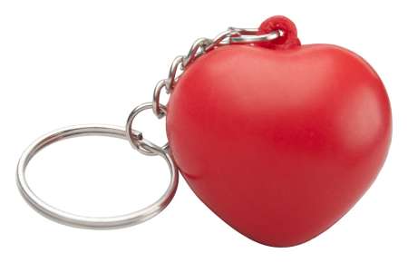 Antystresy reklamowe z nadrukiem z ringiem Silene czerwone AP791515