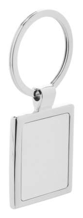 Breloki reklamowe z nadrukiem Rectangle szare AP800655