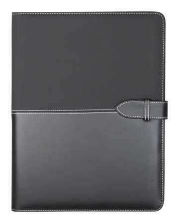 Teczki reklamowe z nadrukiem na dokumenty A4 Duotone A4 czarne AP809452