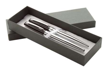 Artykuły piśmiennicze reklamowe z nadrukiem Station srebrne AP852011