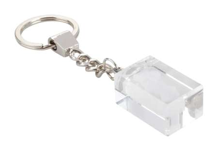 Breloki reklamowe z nadrukiem Glass transparentne AP869002