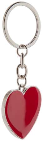 Breloki reklamowe z nadrukiem Valentine czerwone AP873031