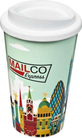 Kubki reklamowe Coffee Take Away z nadrukiem wokół 350ml