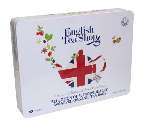 Przejdź do produktu Herbata - kolekcja herbat w metalowej puszce Union Jack Tin - 36 saszetek Herbata1