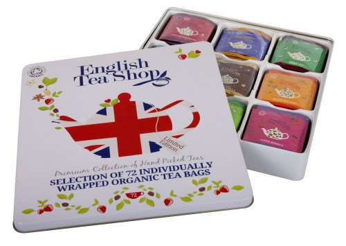 Przejdź do produktu Herbata - kolekcja herbat w metalowej puszce Union Jack Tin - 72 saszetki Herbata6