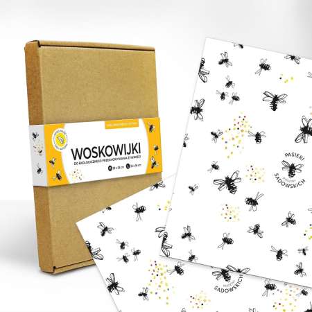 Woskowijki reklamowe z logo - ekologiczna woskowijka do żywności M