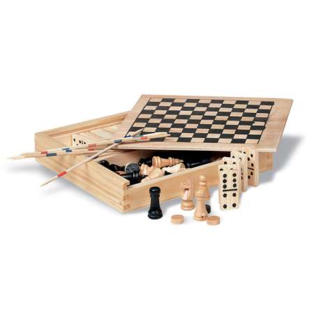Gry drewniane reklamowe z nadrukiem          KC2941-40