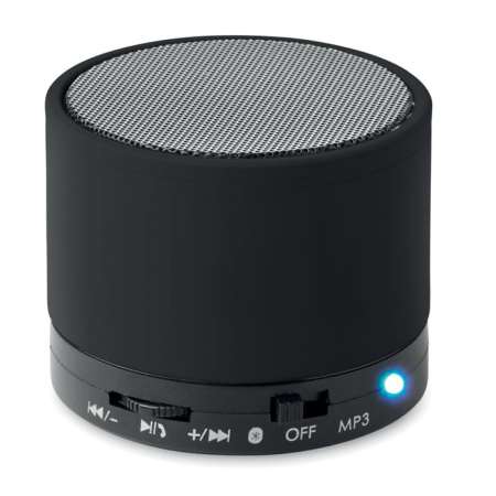 Głośniki bluetooth okrągłe reklamowe z nadrukiem      MO8726-03