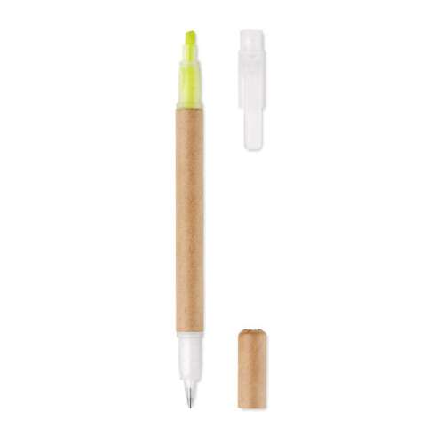 Przejdź do produktu Zakreślacz kartonowy 2 w 1 DUO PAPER MO9895-08