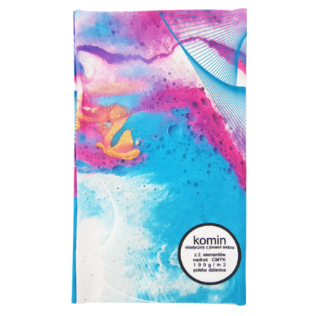 Komin z nadrukiem bandana reklamowa full color