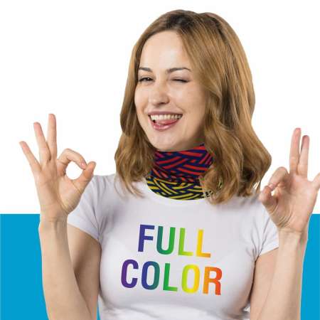 Komin z nadrukiem bandana reklamowa 145g pfc