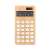 Kalkulatory bambusowe reklamowe z nadrukiem CALCUBIM MO6216-40