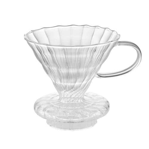 Przejdź do produktu Duka prezenty - zaparzacz do kawy przelewowy dripper Barista transparentny szkło