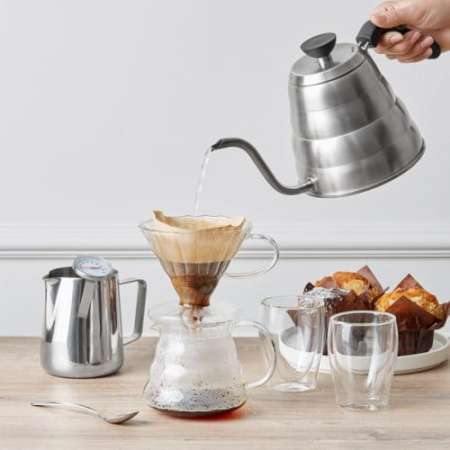 Duka prezenty - zaparzacz do kawy przelewowy dripper Barista transparentny szkło