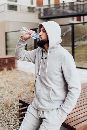 Butelki dafi bidony - niebieska 0,3l plus filtr