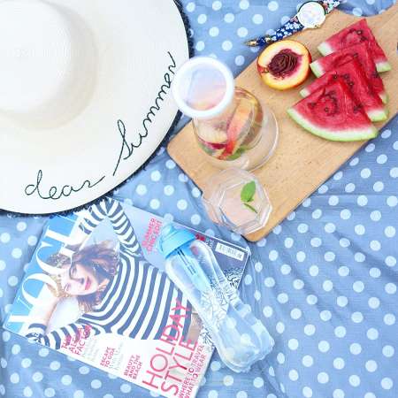 Butelki dafi bidony - niebieska 0,5l plus 2 filtry