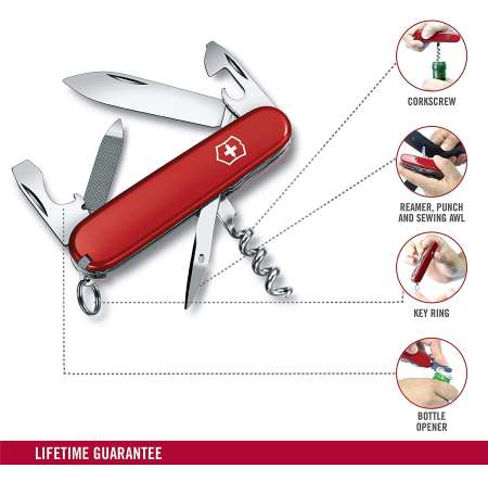 Reklamowe scyzoryki Victorinox z nadrukiem - Sportsman (0.3803)
