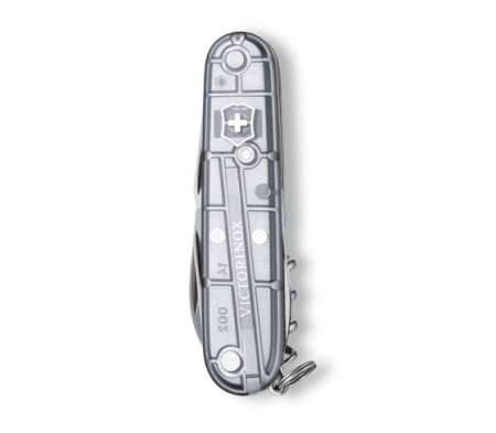 Reklamowe scyzoryki Victorinox z nadrukiem - Spartan silver transparent (1.3603.T7)
