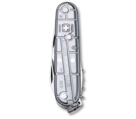 Reklamowe scyzoryki Victorinox z nadrukiem - Spartan silver transparent (1.3603.T7)