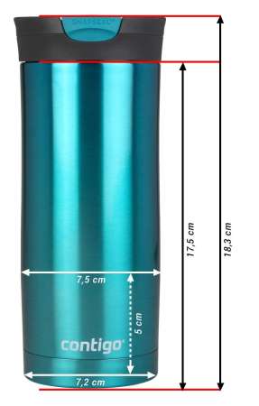 Kubek termiczny Contigo Huron 470ml - Vivacious 2095638