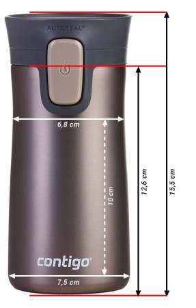 Kubek termiczny Contigo Pinnacle 300ml - Black  2095405