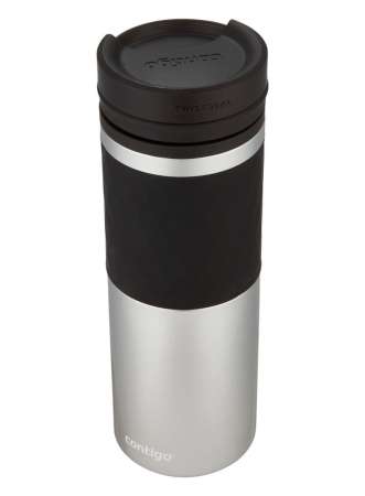 Kubek termiczny ceramiczny Contigo Glaze 470ml - Silver 2095393