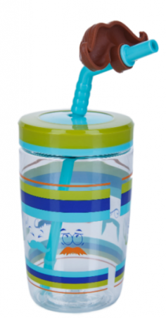 Kubek dla dzieci ze słomką Contigo 470ml - wąsy 2094993