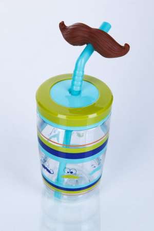 Kubek dla dzieci ze słomką Contigo 470ml - wąsy 2094993