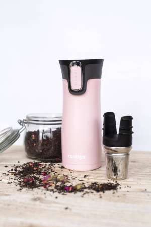 Kubek termiczny Contigo West Loop 2.0 470ml - różowy mat 2137559