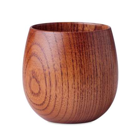 Kubki reklamowe z drewna dębowego 250 ml OVALIS MO6553-40