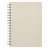 Notesy reklamowe A5 kratkę, papier z trawy GRASS BOOK MO6541-13