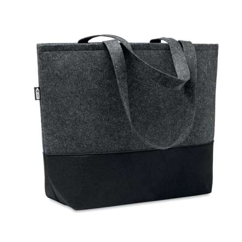 Przejdź do produktu Torba na zakupy z filcu RPET DUO INDICO MO6455-15