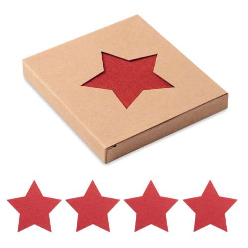 Przejdź do produktu Zestaw 4 podkładek, RPET filc STARGUARD CX1480-05