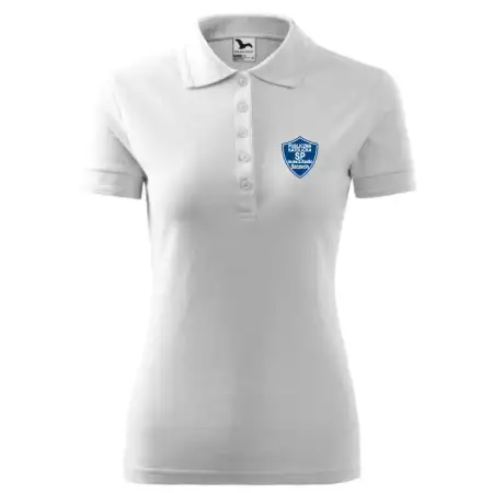 Damska koszulka polo Adler Polo Pique 210 biały S
