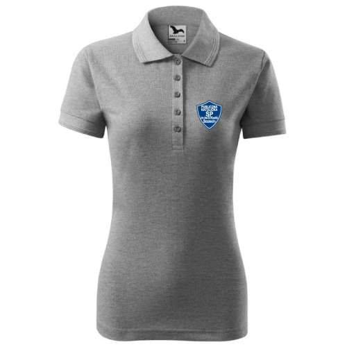 Przejdź do produktu Damska koszulka polo Adler Polo Pique 210 ciemnoszary melanż L