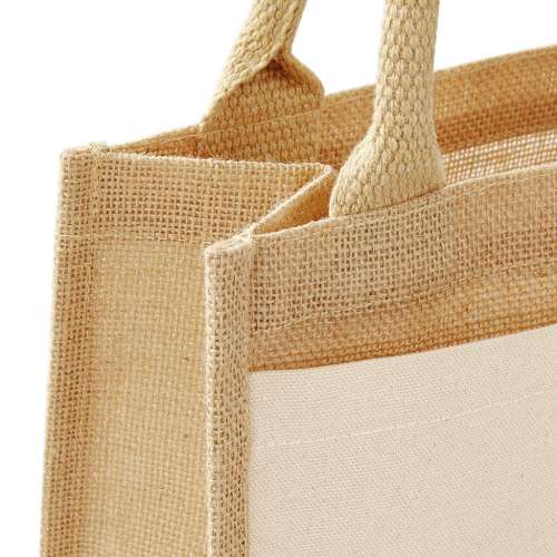 Przejdź do produktu Torba midi Tote z bawełnianą kieszenią 651.28