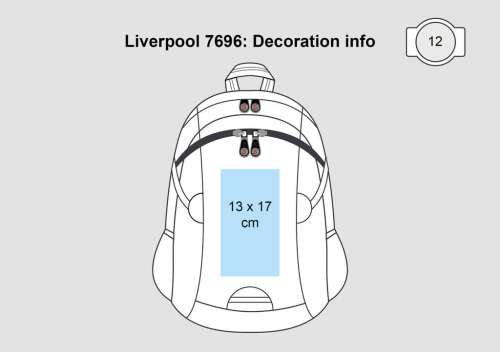 Przejdź do produktu Stylowy plecak Liverpool 653.38