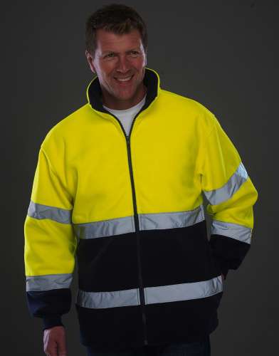 Przejdź do produktu Dwukolorowa kurtka z polaru Fluo 819.77
