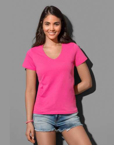 Przejdź do produktu Damski T-shirt Classic V-neck 197.05