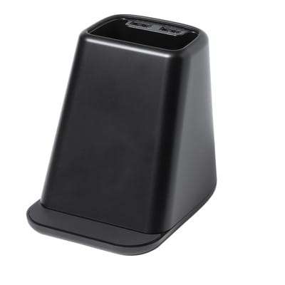 Przejdź do produktu Ładowarki bezprzewodowe 10W, 2 wyjścia USB, pojemnik na przybory do pisania, stojak na telefon V1113-03