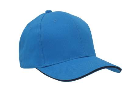 Reklamowa czapka z daszkiem z nadrukiem cyan-navy  4210 .jpg