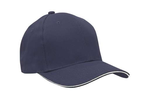 Przejdź do produktu Czapka z daszkiem navy-biała 4210