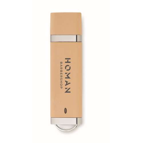 Przejdź do produktu Pendrive USB w obudowie 60% słoma i 40% PP - MO1123i - produkcja na życzenie