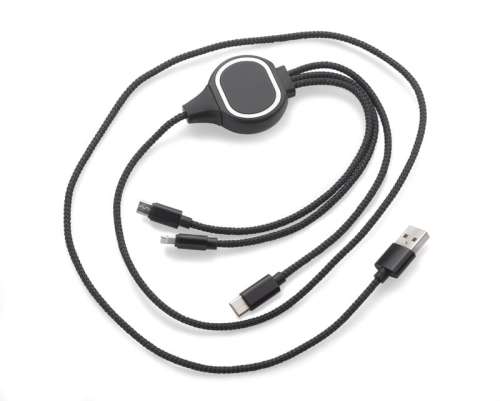 Przejdź do produktu Kabel USB 3 w 1 LUX 09119-02