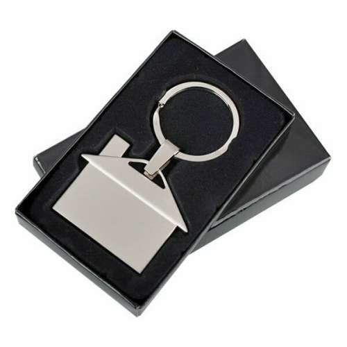 Przejdź do produktu Brelok metalowy House, srebrny R73306