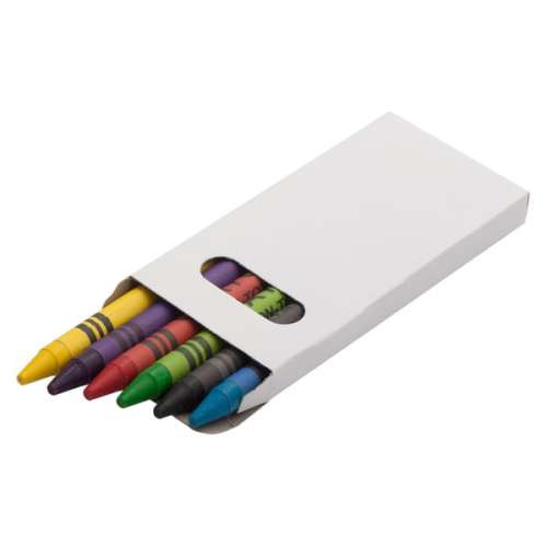 Przejdź do produktu Zestaw kredek woskowych 8 cm, biały R73769.06