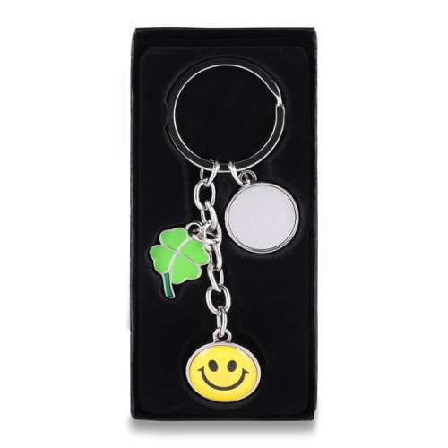Przejdź do produktu Brelok metalowy Luck, srebrny R73224